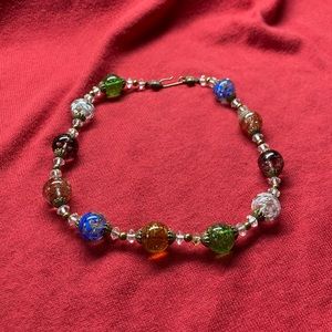 Vintage glass bead necklace